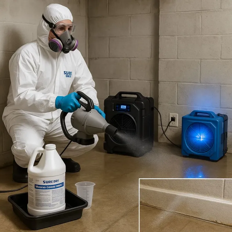 Sanitization and Odor Removal process in Palm Harbor, FL